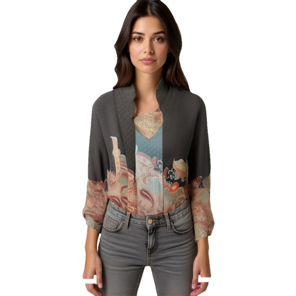 Anthropologie x Bl-nk London Kimono One Size Fits Most - Picture 1 of 6